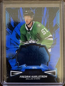 22-23 Upper Deck SPx Finite Rookies Fredrik Karlstrom #80/99