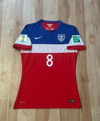 Camiseta deportiva de fútbol americano USMNT 2014 WC edición del jugador Nike auténtica Bomb Pop Copa Mundial M Foto 1 de 4