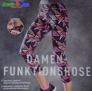 Damen Sporthose Gymnastikhose Turnhose Jogginghose Laufhose Radler Hose Fitness - Bild 1 von 1