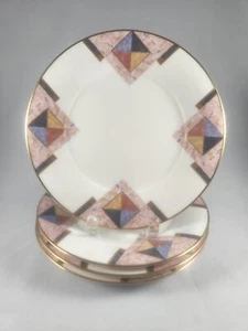 NORITAKE FINE CHINA MOMENTUM 7734 MADE IN JAPAN 4 SALAD PLATES 8 1/4" IN. - Picture 1 of 12