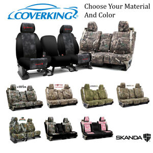 Coverking Custom Front Row Skanda Camo Seat Covers For Chevrolet Truck/SUVs