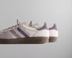 Kith x Adidas Originals Gazelle Indoor Grey Purple Ice Violet - Size 7 Men - NEW - Imagen 1 de 9