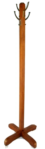 Vintage Industrial Coat Rack Wooden Early 20th Century Cover