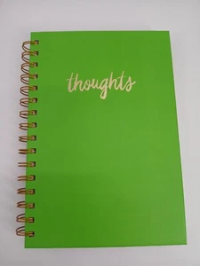 C.R. Gibson Green Spiral Lined Journal Thoughts - Picture 1 of 6
