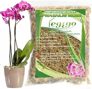 3.5Oz Sphagnum Moss Potting Mix - 4 QT Natural Growing Medium for Plants - Picture 1 of 12