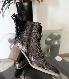 Django & Juliette Towanda Lace Up Leather Boot - Picture 1 of 12