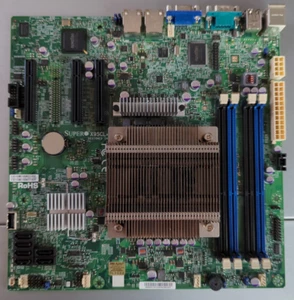 Supermicro X9SCL Motherboard / Intel LGA1155 / Dual port (+ Optional CPU) - Imagen 1 de 4
