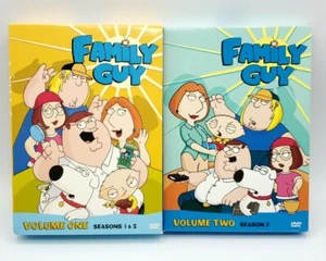 Family Guy DVD Lot Volume 1 Season 1 & 2 Volume 2 Season 3 GUC - Picture 1 of 7