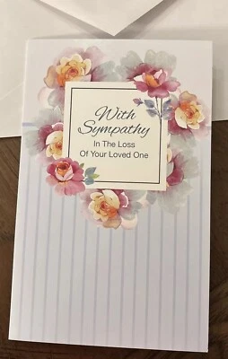 With Sympathy In The Loss Of A Loved One 5”x7.75" Stockwell Greeting Card - Image 1 of 4