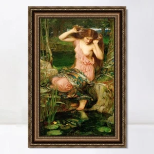 Gerahmtes Leinwandbild Giclée-Druck Serie #035 von John William Waterhouse Wohndeko - Bild 1 von 16