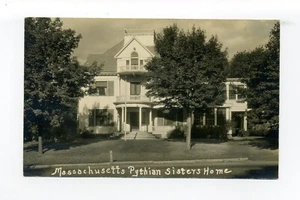 Foto postal Haverhill MA RPPC, Hogar de Hermanas Pitas de Massachusetts, Fraternal - Imagen 1 de 2