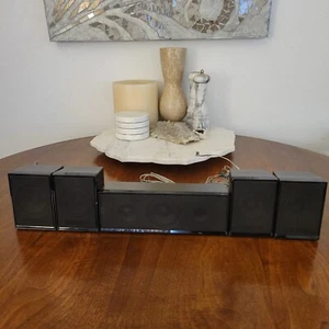 Lot of 5 Samsung Surround Sound Speakers 1 PS-EC1-2 Center, PS-ES1-5, PS-ES1-4  - Picture 1 of 7