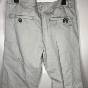 Mens 34x31 Gray Billabong Embroidered Skull Skate Pants Skater Punk Style - Picture 1 of 12