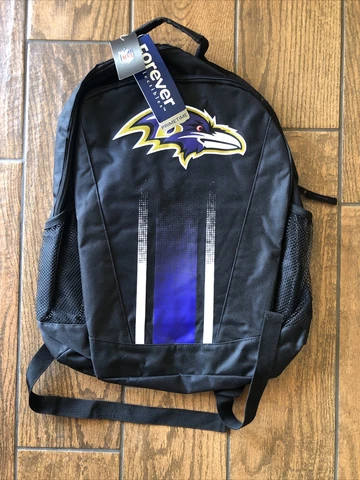 Baltimore Ravens Back Pack Book Sports Gym School Bag New Border Stripe Cover