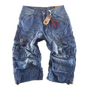 Timezone Herren  Bermuda Shorts 3/4  Miles TZ 3131 fog blue  Größen wählbar - Bild 1 von 2