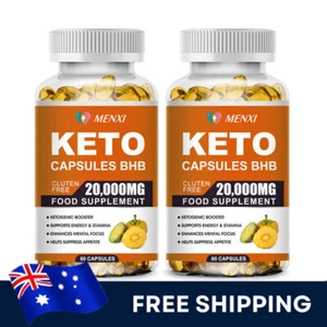 2 Bottles Burn Fat Weight Loss Food Supplement Keto Diet Capsules Pills Capsule - Picture 1 of 12