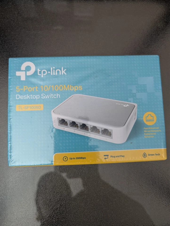 Tp-link 5 Port Fast Ethernet Switch | Desktop Ethernet Splitter | Ethernet Hu... - Image 1 of 1