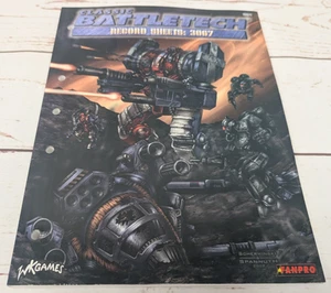 Hojas de discos clásicas Battletech 3067 Fanpro 2002 WK Games 10971 - Imagen 1 de 11