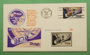 DR WHO 1974 FDC SPACE SKYLAB SPACE VOYAGE CACHET w19966 - Picture 1 of 3