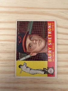 1960 Topps #348 Barry Shetrone RC - Baltimore Orioles - RARE & VINTAGE (invJ1) - Bild 1 von 2