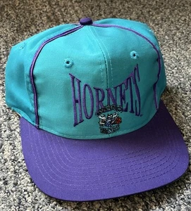 Charlotte Hornets The Game Vintage 90s Snapback Hat SUPER CLEAN 🔥 - Picture 1 of 9