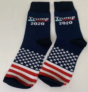 Donald Trump 2020 Crew Socken blau mit schwarzem Oberteil und Heal Stars and Stripes - Bild 1 von 3