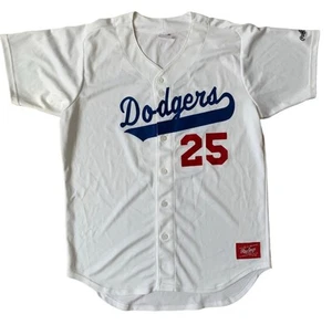 Maglia da baseball Rawlings Los Angeles Dodgers cucita MLB #25 taglia 48 - Foto 1 di 7