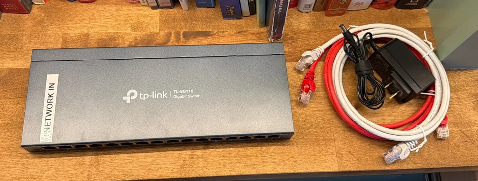 TP-Link TL-SG116E 16-Port Gigabit Ethernet Network Switch - Image 1 of 1