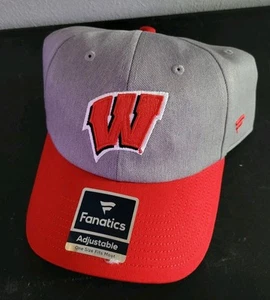 Wisconsin Badgers Fanatics Unstructured Snapback Hat Promo - Picture 1 of 2