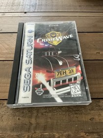 Crimewave Sega Saturn 1997 Video Game Complete with Registration Card  Tested