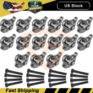 Roller Rocker Arms + Bolts Set for Chevrolet GMC LS LS1 4.8L 5.3L 5.7L 6.0L 6.2L - Picture 1 of 24