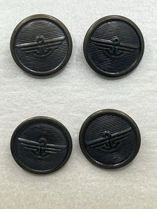 Repuesto 4 Botones Puño Dockers Bronce Oscuro para Blazer Chaqueta Traje - Imagen 1 de 2