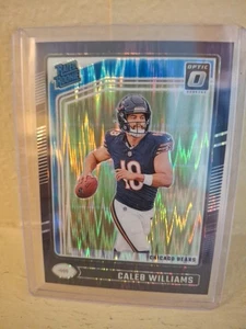2024 Panini Donruss Optic Caleb Williams Purple Shock Rated Rookie #201 Bears - Picture 1 of 4
