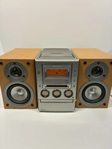 Sony CMT-M100MD Micro Hi-Fi System CD MiniDisc Tape - Partially Tested - Picture 1 of 11