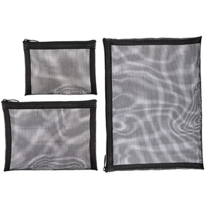 Bolsa de almacenamiento de maquillaje de viaje de gran capacidad organizadora pequeña de 3 piezas - Imagen 1 de 12