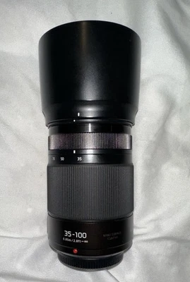 Panasonic Lumix G X Vario 35-100mm F2.8II POWER O.I.S. Lens H-HSA35100 FAST SHIP - Image 1 of 4