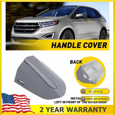 SE ADAPTA A FORD EDGE 2015-2021 LADO DEL CONDUCTOR IZQUIERDO MANIJA LLAVE BISEL CUBIERTA EMBELLECEDORES GRIS Foto 1 de 4