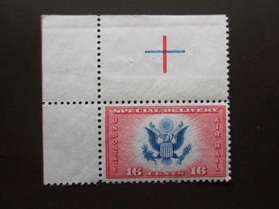 Nice Mint CE2 16¢ Airmail Special Delivery Corner Plate Position - MNH - Image 1 of 2