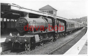 Eisenbahn Foto GWR 7818 Granville Manor Plymouth North Road 1959 4-6-0 Lok - Bild 1 von 1