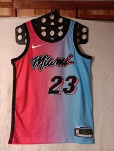 Nike Swingman Jersey Miami Heat RETIRED MJ #23 Men's 44 Vice Versa City Edition - Picture 1 of 10
