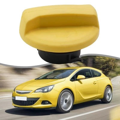 Brandneu Auto Dichtkappe Kunststoff gelb ?lkappe Dichtkappe Abdeckung - Image 1 of 4