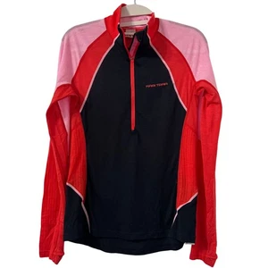 Kari Traa Alma Base Layer Top Damen M rot rosa Half Zip Langarm sportlich - Bild 1 von 6
