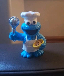 2012 SESAMSTRASSE KEKSMONSTER MACHT KEKSE 3,25" SOLIDE PVC FIGUR (SS44) - Bild 1 von 7