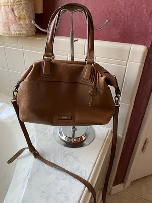 Fossil Leather Satchel - Image 1 of 4