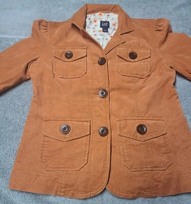 Jaqueta GAP, Jovens Meninas, Veludo, Tamanho 2 - Imagem 1 de 4