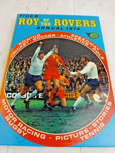 Vintage Retro Tiger Roy of The Rovers 1974 Annual Football Cricket Rugby..... - Bild 1 von 13