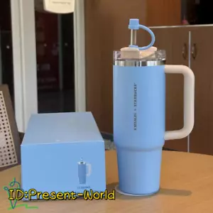Nuovo bicchiere di paglia in acciaio inox Starbucks China 2024 colore dopamina estate 30 oz - Foto 1 di 14