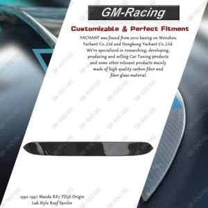 Carbon RX7 FD3S Ori*gin Lab Style Roof Spoiler For 1992-1997 Mazda - Foto 1 di 24