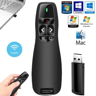 Wireless Presenter,Presentation Remote Control Pen PPT Remote Controller Clicker - image 1 of 4