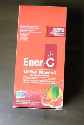 Ener C 1000mg vitamin c 30pk tangerine greapefruit - Image 1 of 4